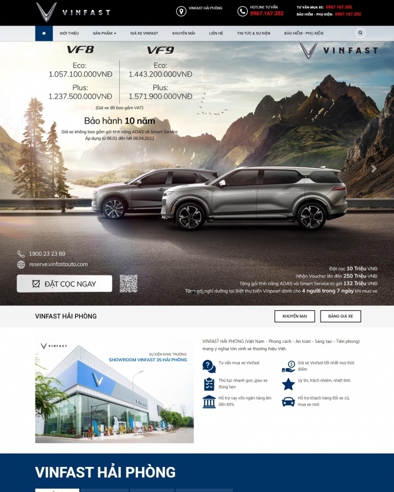  Website Đại lý Hyundai Hải Phòng 
