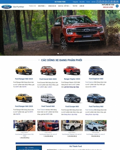 Website Ford Mĩ Đình Hà Nội