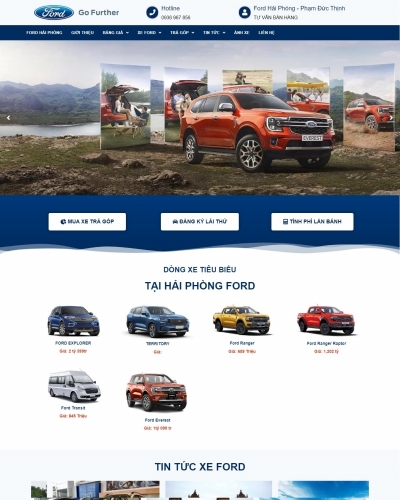 Website  Đại lý Ford Hải Phòng 